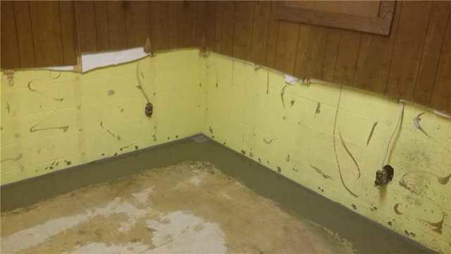 Concrete is replaced after WaterGuard Installation