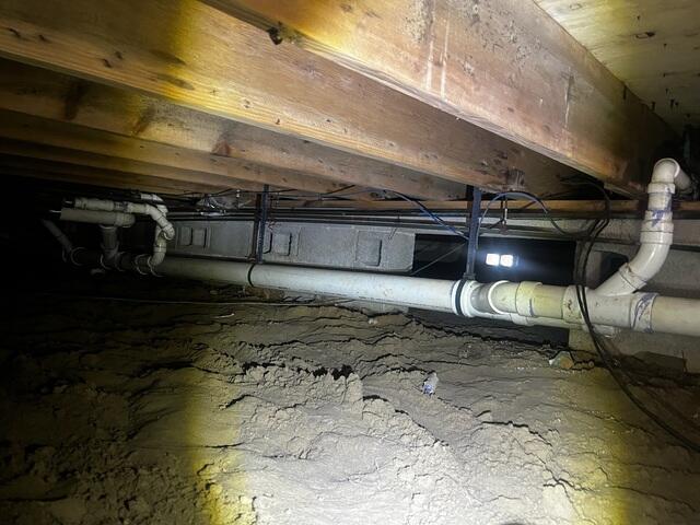Damp Crawl Space