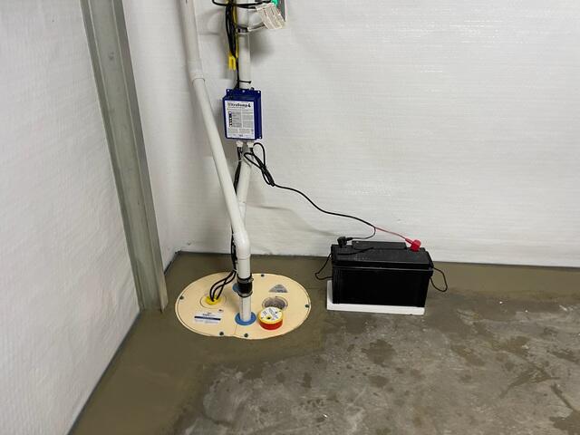 Basement Sump Pump System