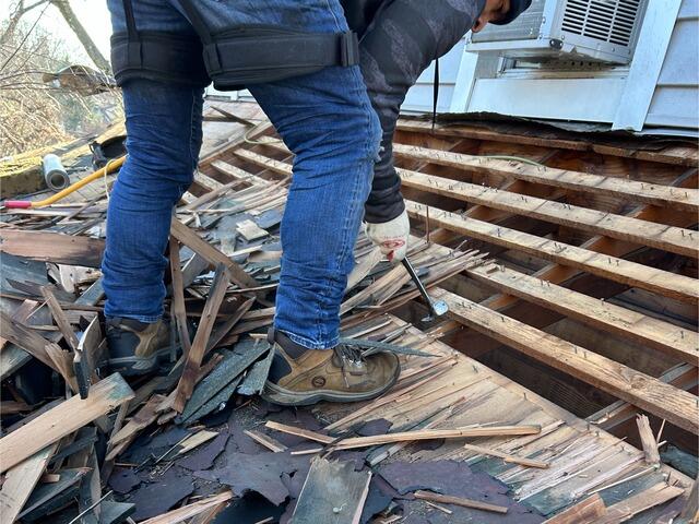 Old Shingles & Shake Are Removed