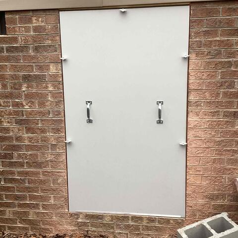New Crawl Space Door