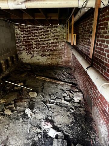Damp Crawl Space