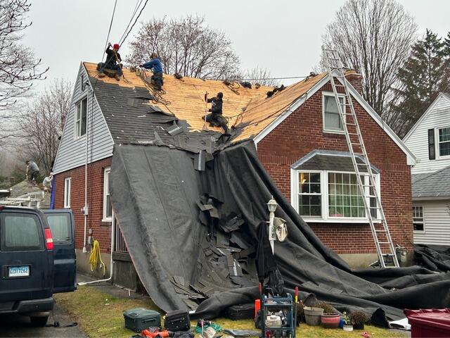 Old Shingles Stripped