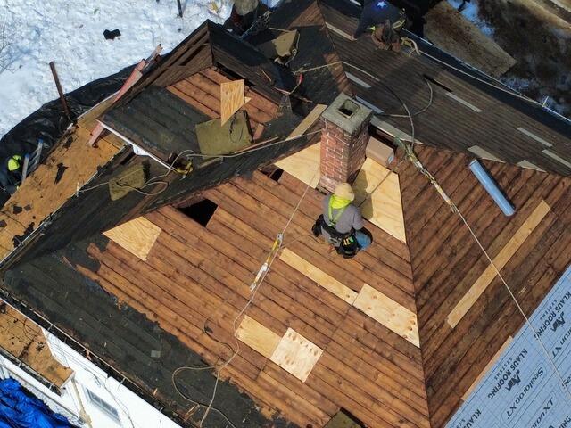New Plywood Is Installed