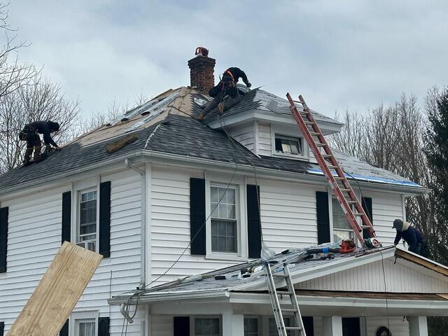 New Shingles Are Installed