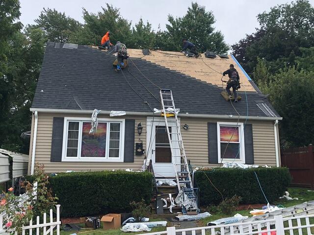 New Shingles Are Installed