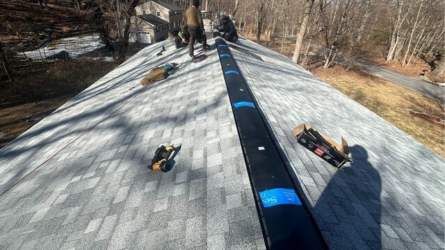 Ridge Vent Installed