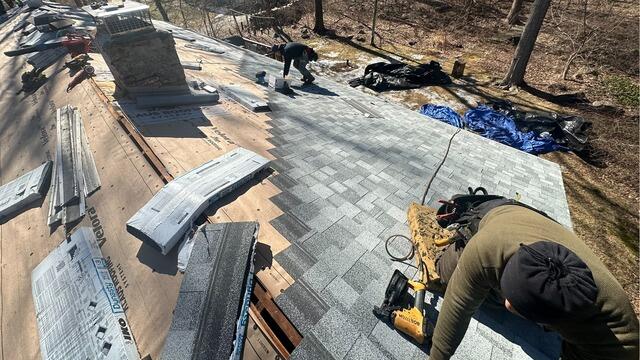 New Shingles Are Installed
