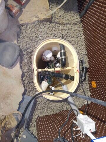 Triplesafe sump installed