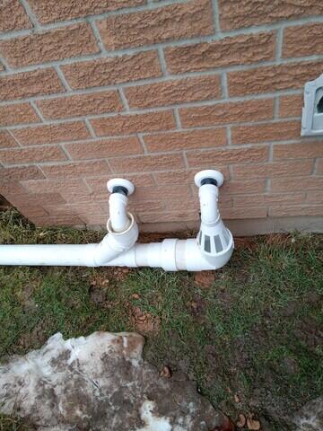 Dual discharge with IceGuards