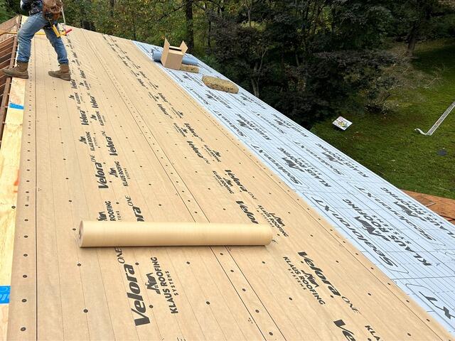Underlayment Is Installed