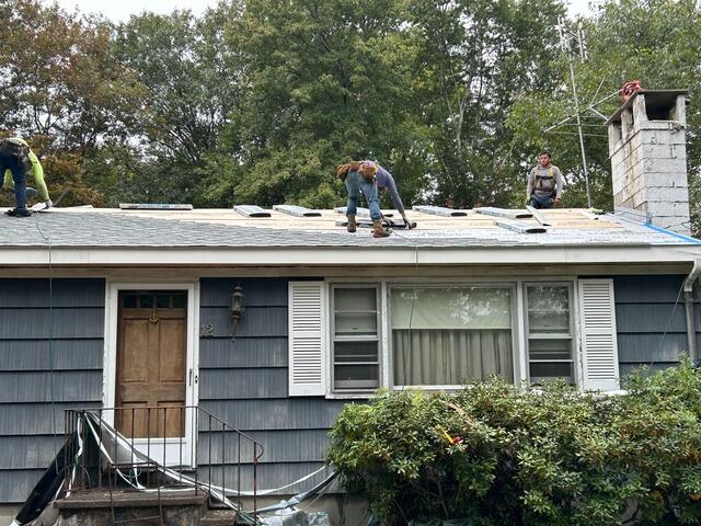 New Shingles Are Installed
