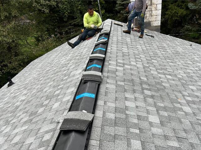 Ridge Vent Is Installed