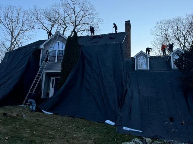 Old Shingles Are Removed