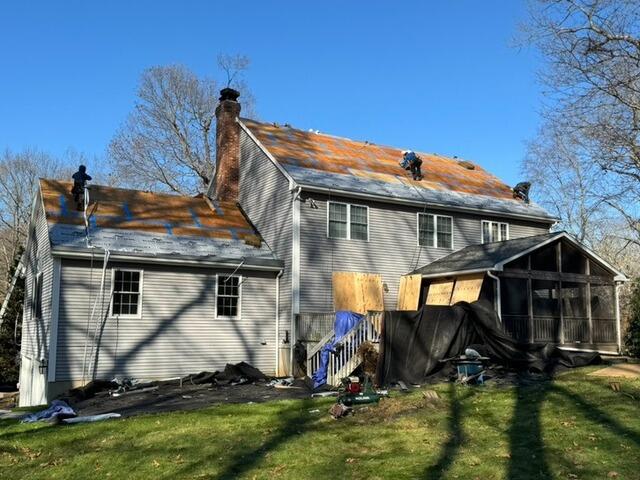 Seams Are Taped & Underlayment Is Applied