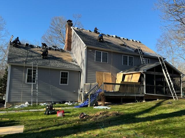 New Shingles Are Installed