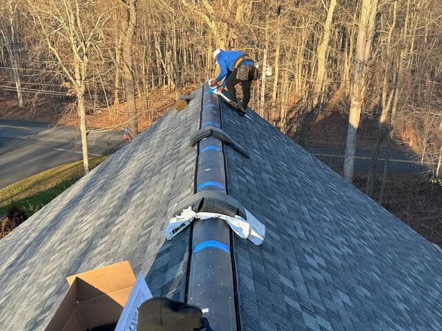 Ridge Vent Is Installed