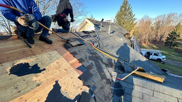 Old Shingles Are Removed