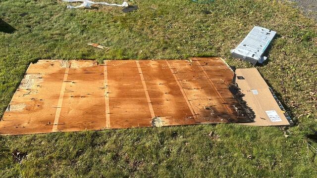 Bad Plywood Is Removed
