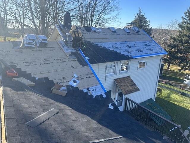 New Shingles Are Installed