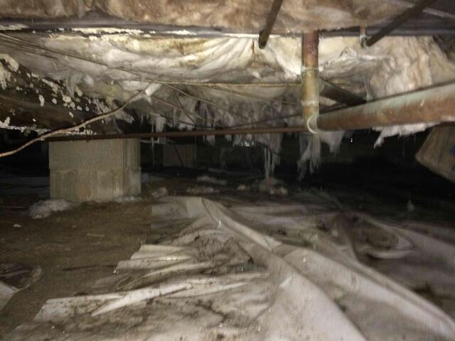 Damp Crawl Space