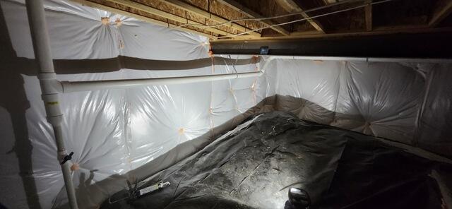 Studio Crawlspace Pipe Run