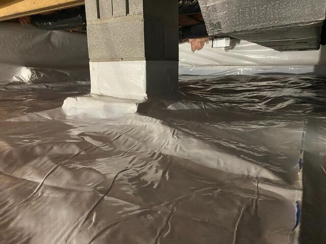 Close up of Moisture Barrier