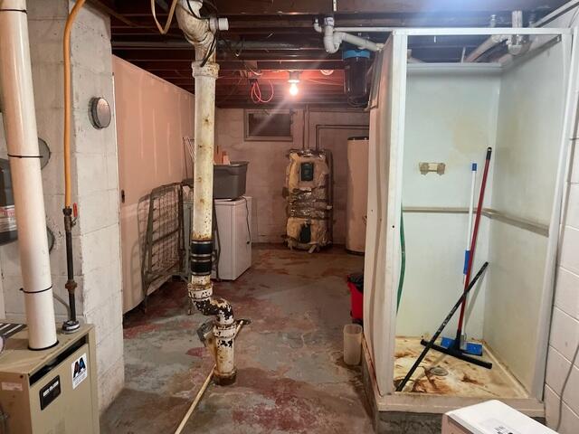 Before Basement Waterproofing