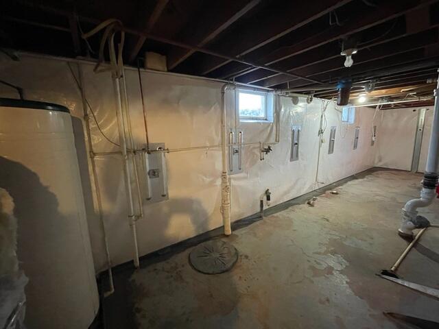 After Waterproofing and GeoLock Wall Anchors Installed