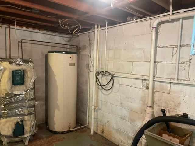 Before Wall Bowing and No Waterproofing