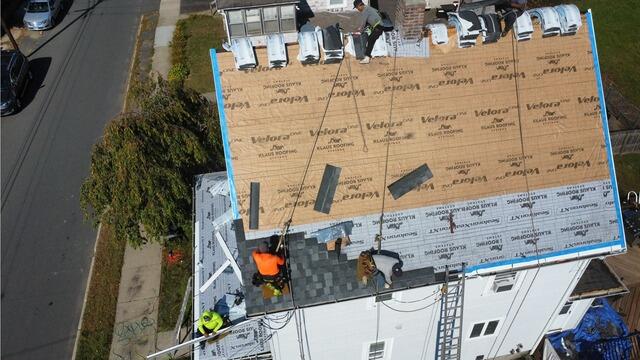 New Shingles Are Installed