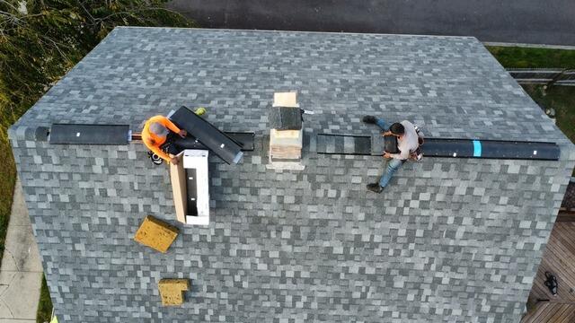 Ridge Vent Is Installed