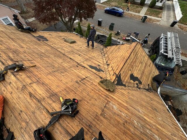 Old Shingles Are Removed