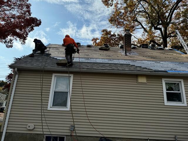 New Shingles Are Installed