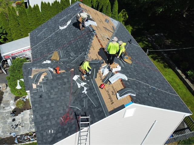 New Shingles Are Installed