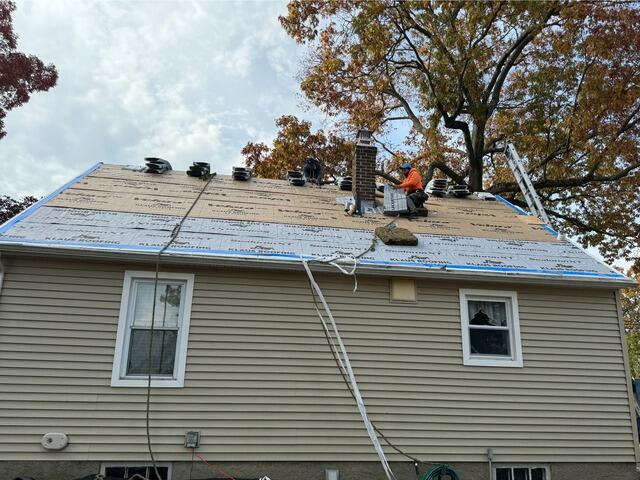 Underlayment Is Installed