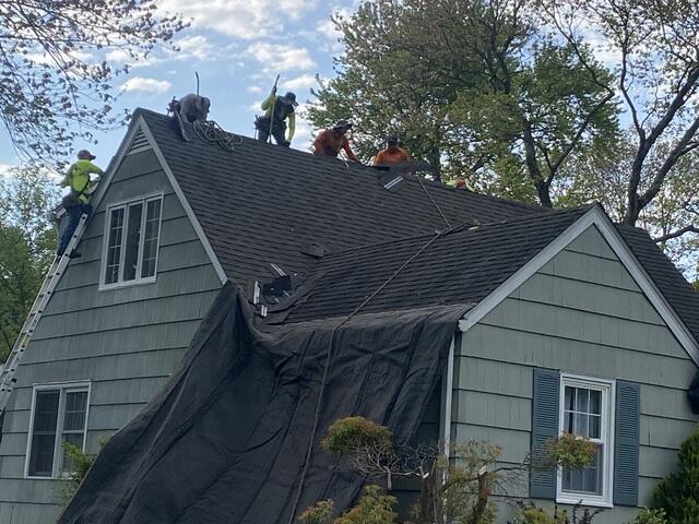 The Old Shingles Come Off
