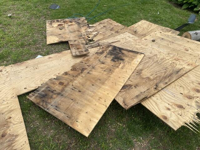 Bad Plywood Is Removed