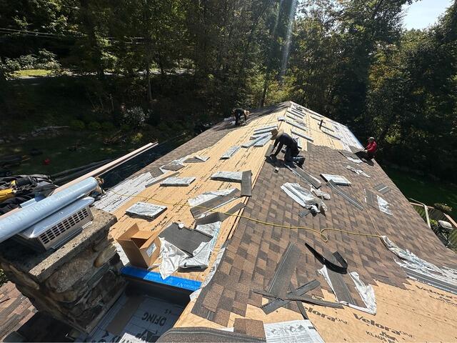 New Shingles Are Installed