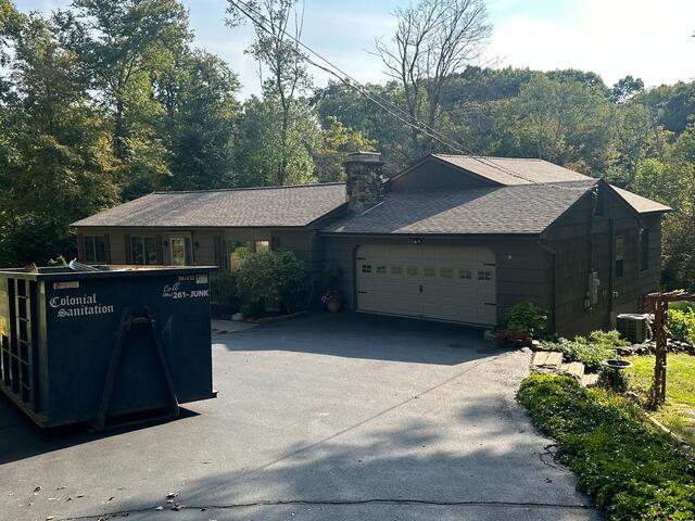 Another Angle of the Completed Roof