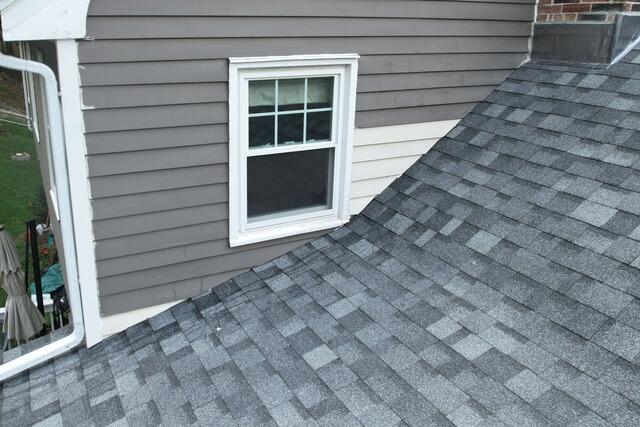 New Shingles Are Installed