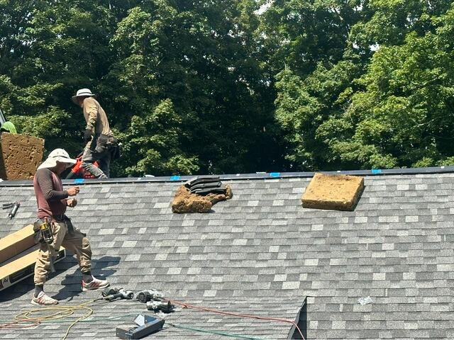 Ridge Vent Is Installed