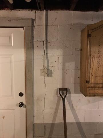 Damaged Basement Wall