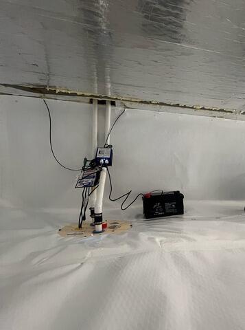 Sump Pump with Battery Backup System