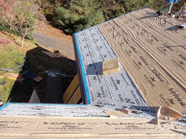 Underlayment Is Installed