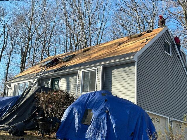 Old Shingles Are Removed