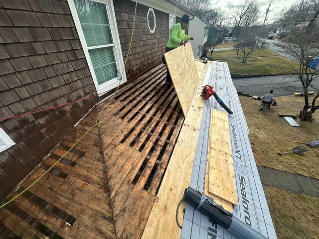 New Plywood Is Installed
