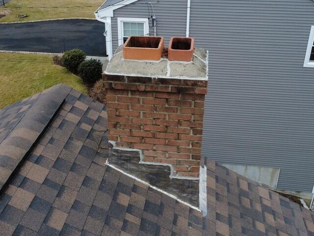 New Flashing on the Chimney