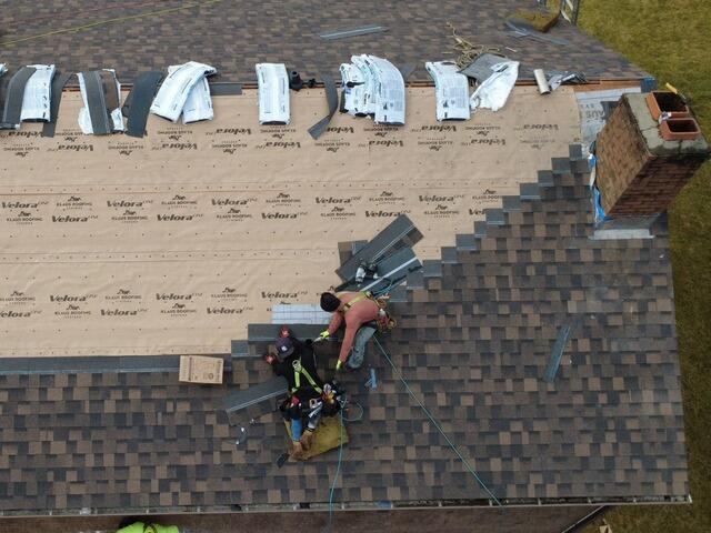 New Shingles Are Installed