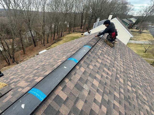 Ridge Vent Is Installed